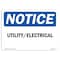 Signmission OSHA Notice, 5" Height, Utility Electrical Sign, 7" X 5", Landscape OS-NS-D-57-L-18844 - alternate 1